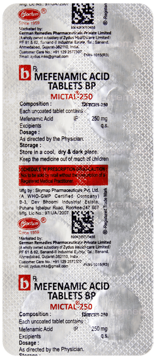 Mictal 250 Tablet 10